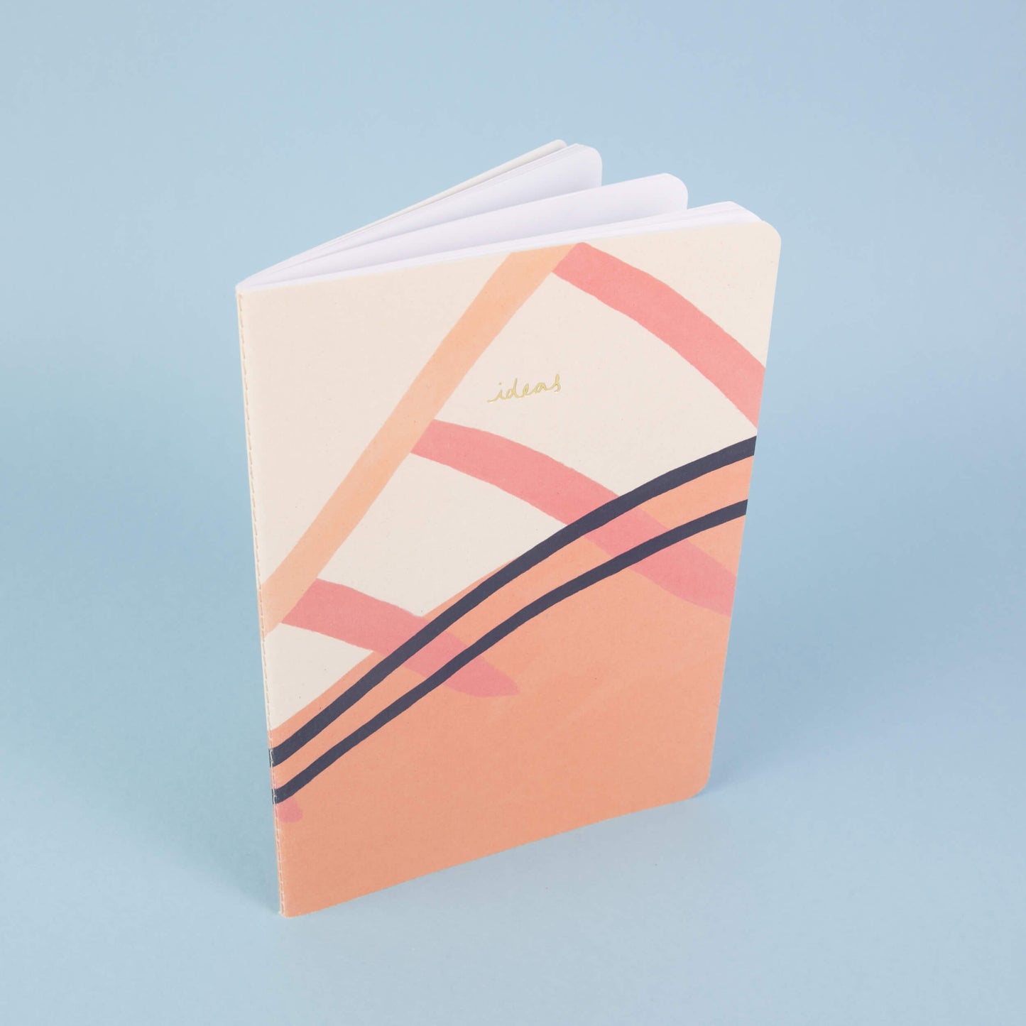 100% recycled charity A5 notebook - pink