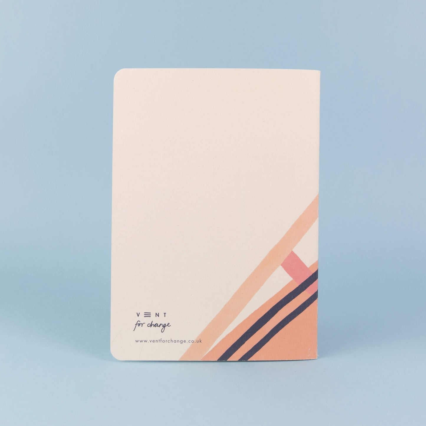 100% recycled charity A5 notebook - pink