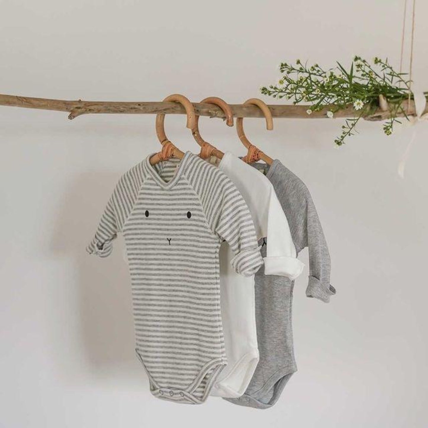 Organic Zoo Bodysuit - Stripy Bunny