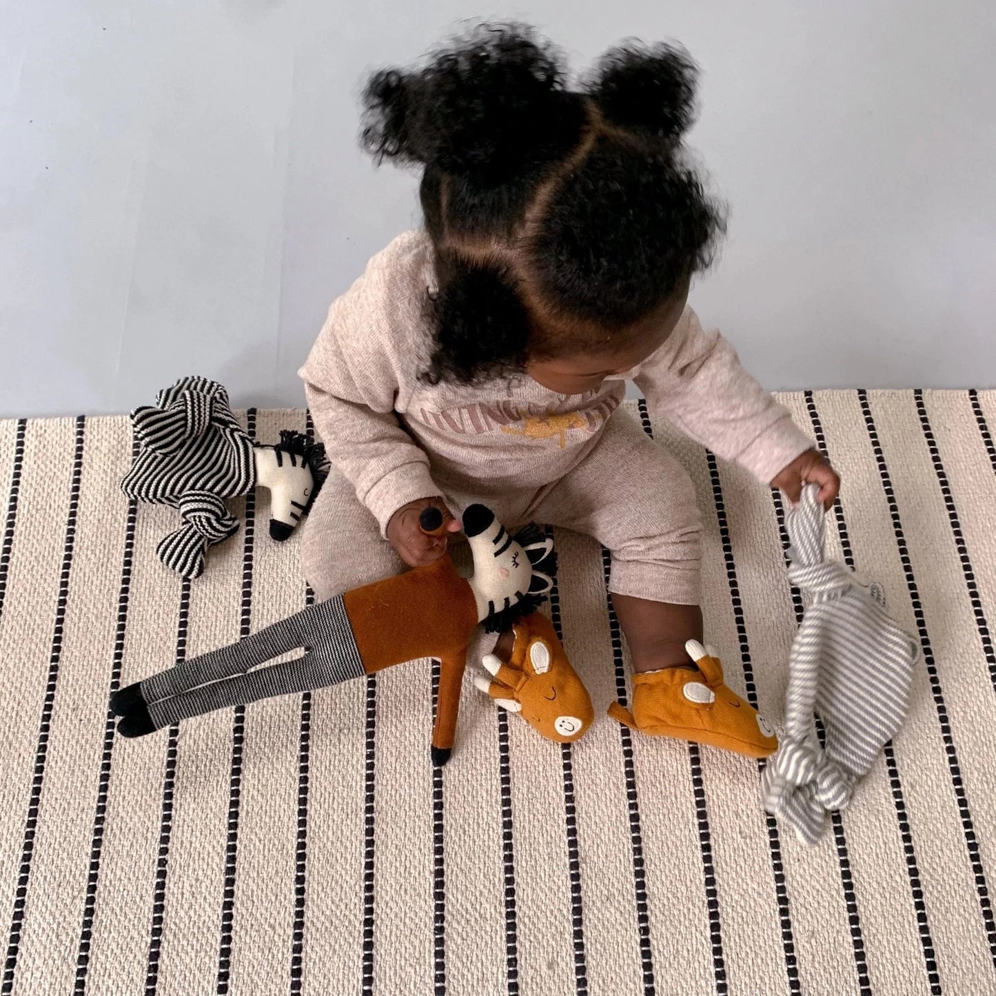 Sophie Home Knitted Zebra Toy