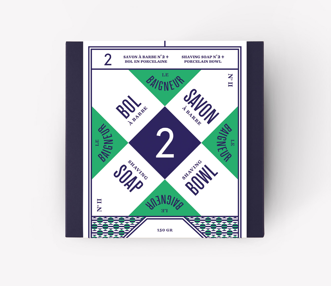 Le Baigneur Savon a Barbe No.2 Porcelain Shaving Bowl & Soap 150g