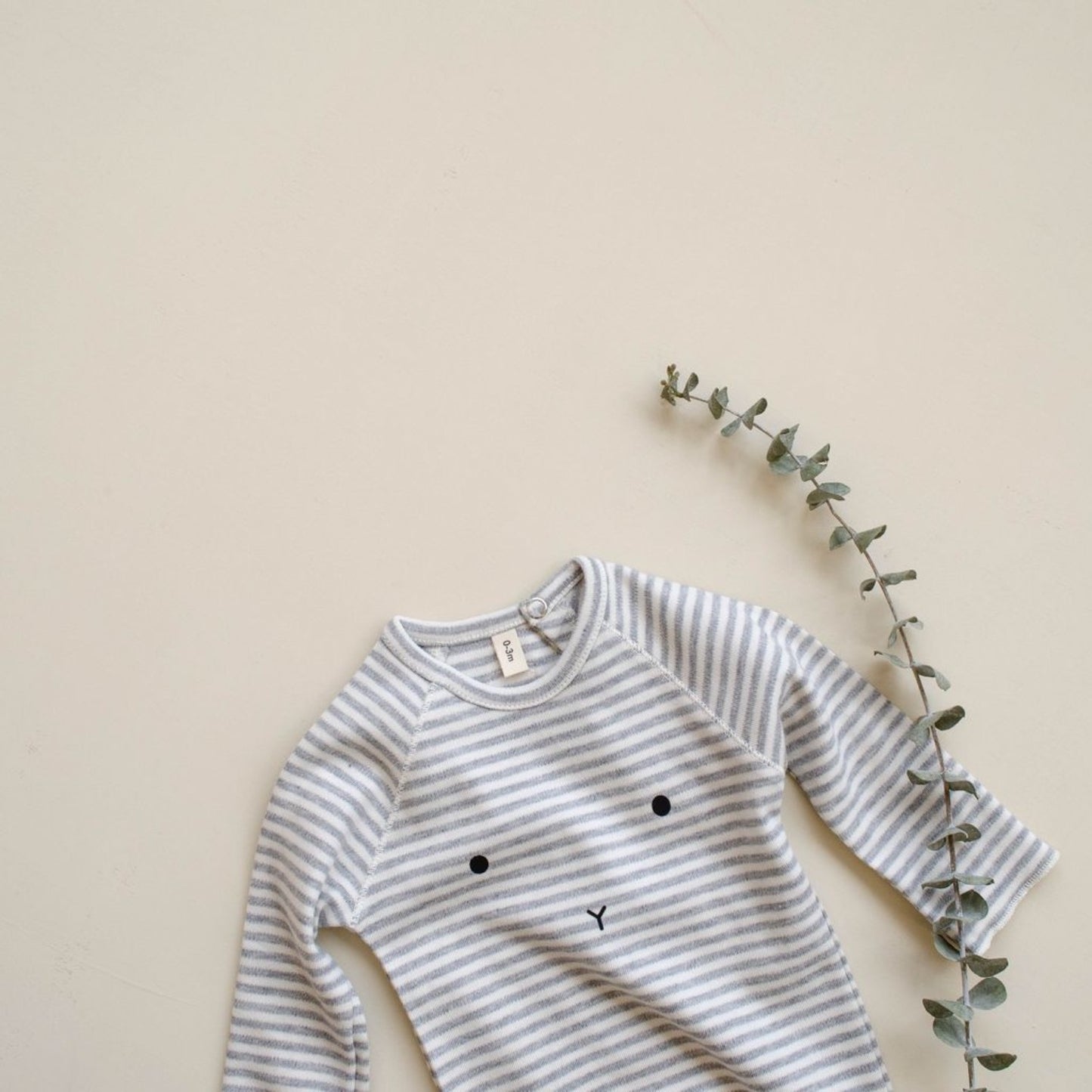 Organic Zoo Bodysuit - Stripy Bunny