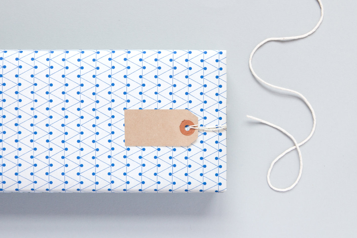 vegetable ink printed gift wrap minimalist modern print FSC