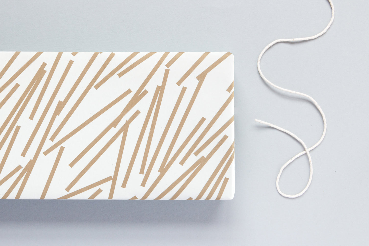 vegetable ink printed gift wrap minimalist modern print FSC