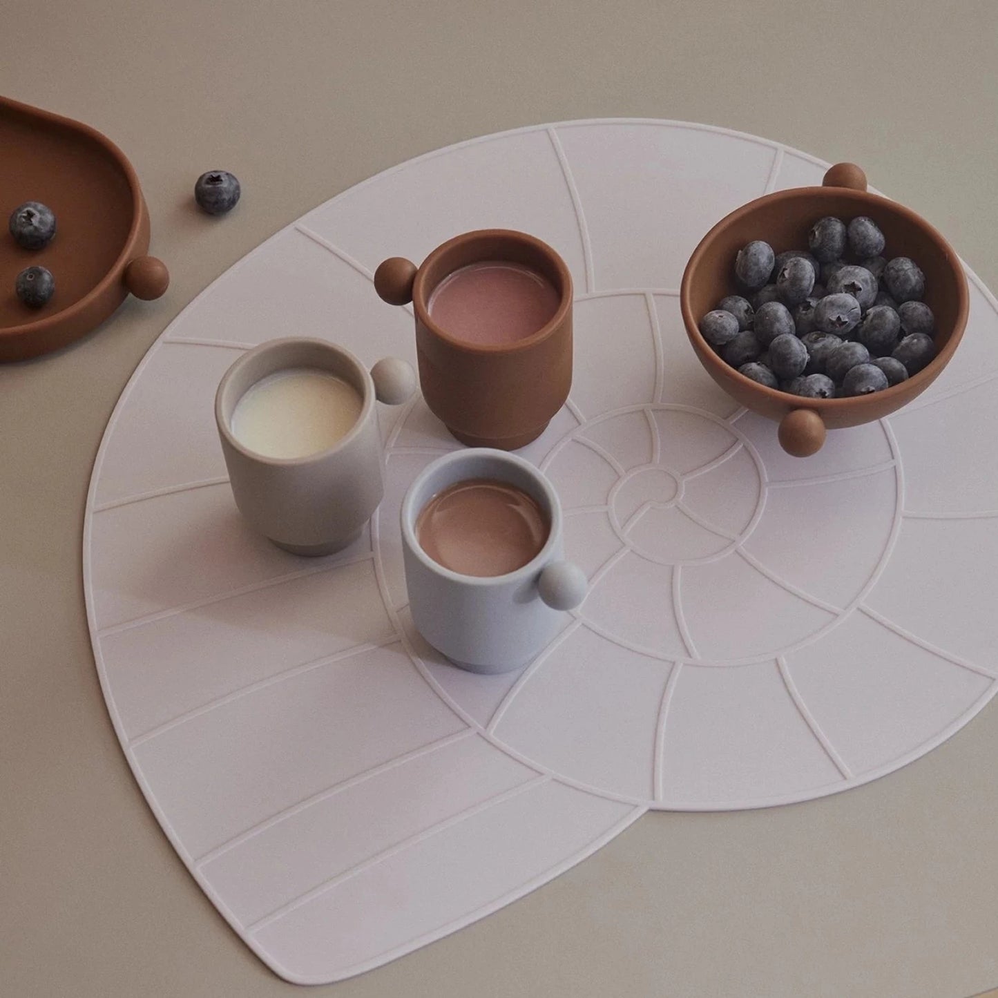 Tiny Inka Cup Set - Dusty Blue/Clay