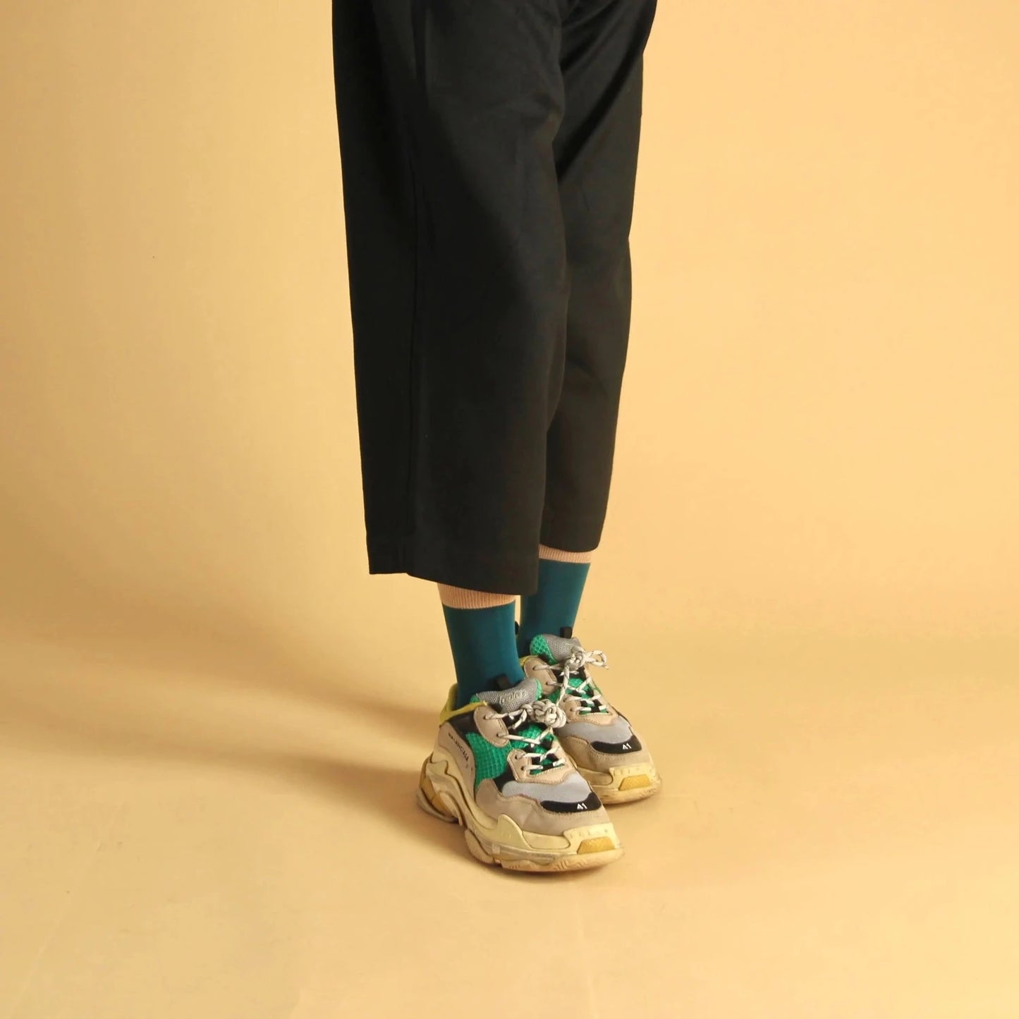 Wazi Unisex Designer Socks - Jade