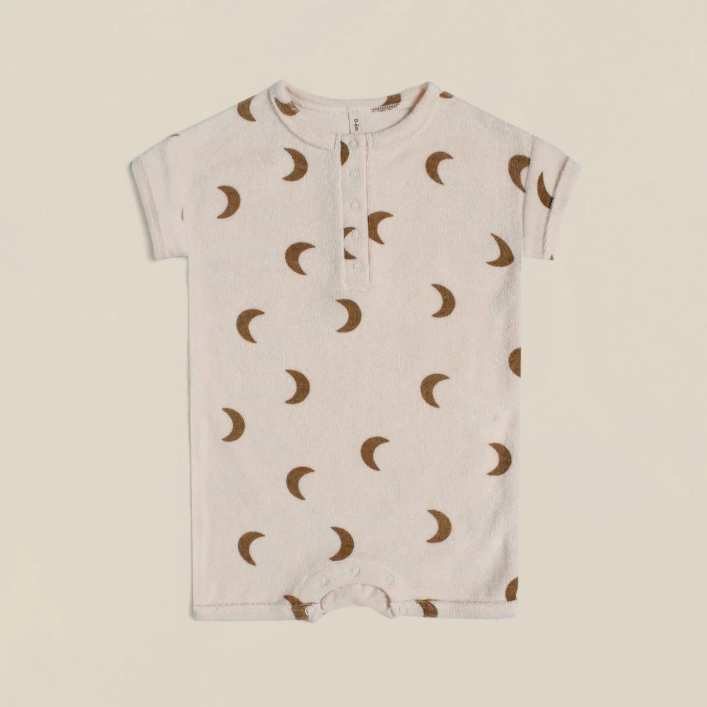 Organic Zoo - Terry Beach Romper Gold Midnight Print