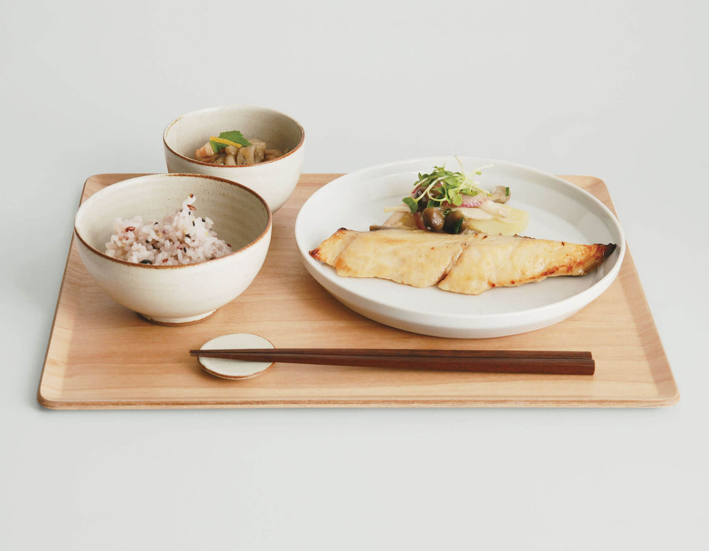 360x280 birch ply plywood Japanese minimalist design tray natural materials