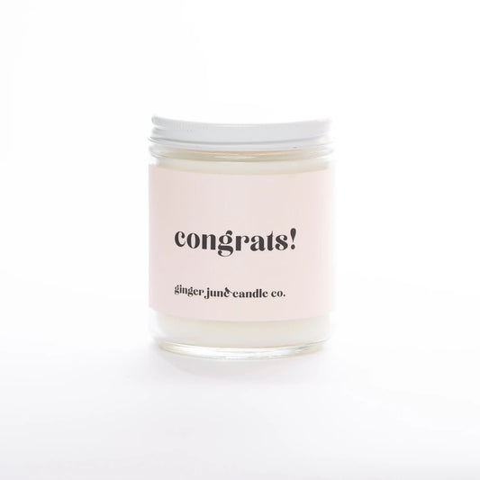 "Congrats" Candle - 50h burn