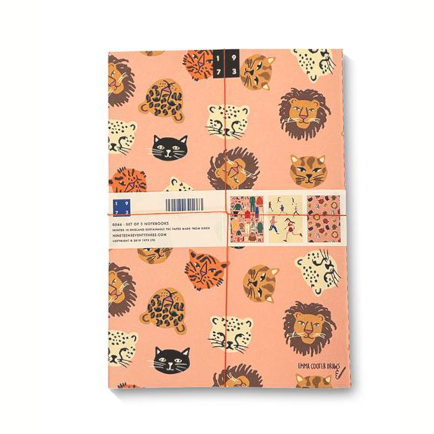 Set of 3 Stitched Note Books
