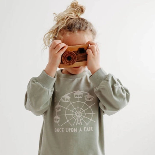 Moonkids Collective Fairground Sweatshirt - Sage