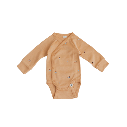 Wrap Over Long Sleeve Bodysuit