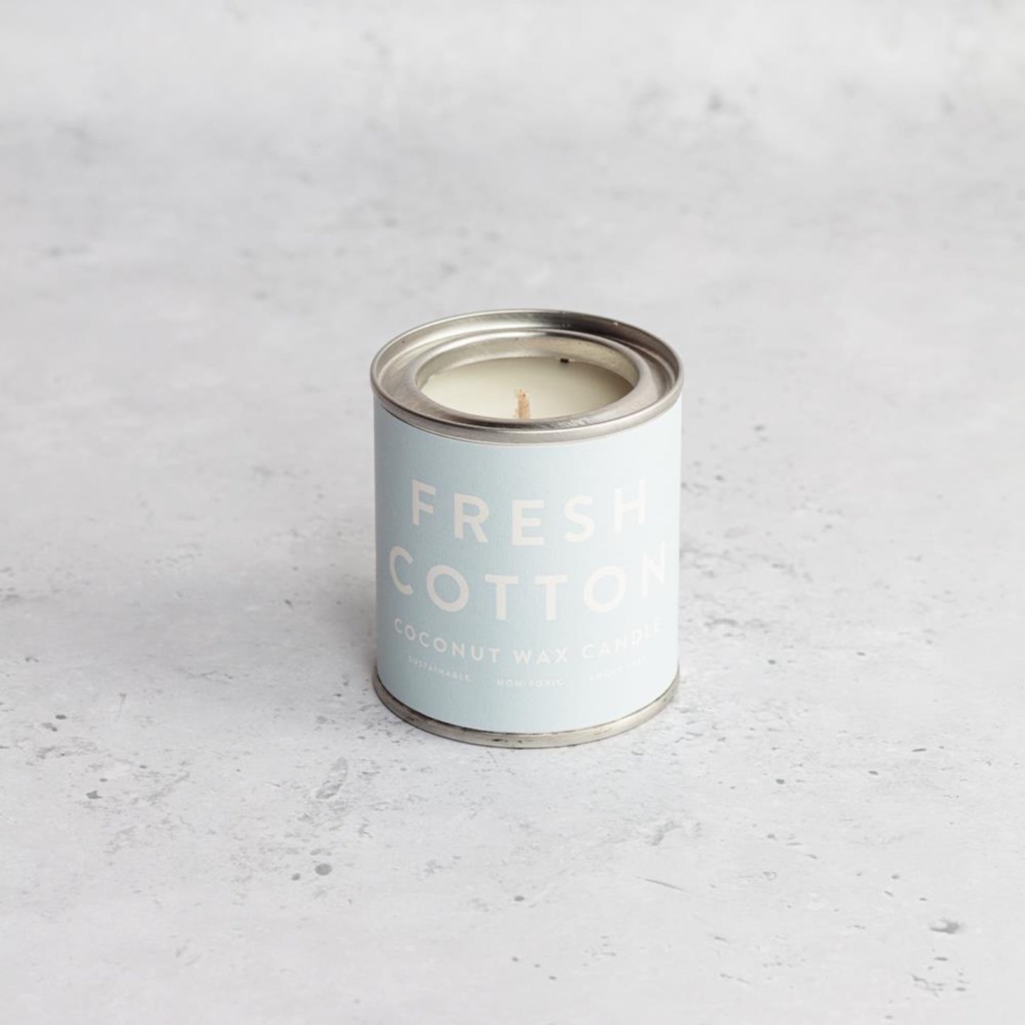 Fresh Cotton Small Candle in a Tin