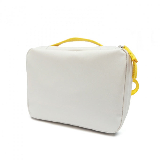 ekobo white yellow rePET recycled plastic bottle lunch bag charity 