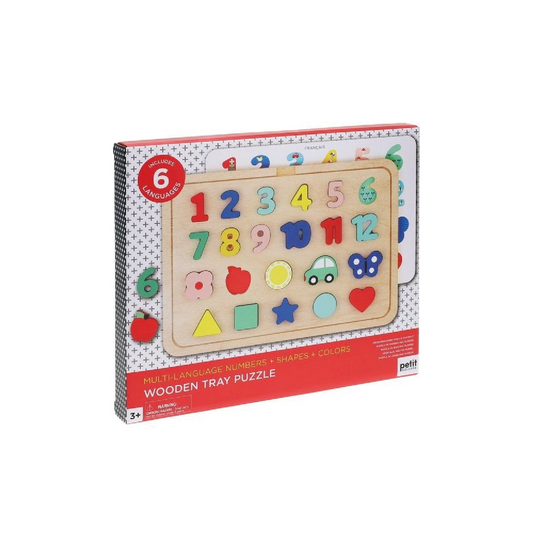 Numbers and Shapes Tray Puzzle