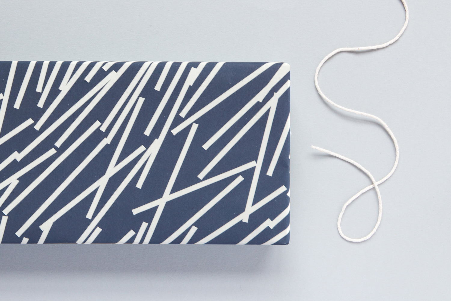 vegetable ink printed gift wrap minimalist modern print FSC