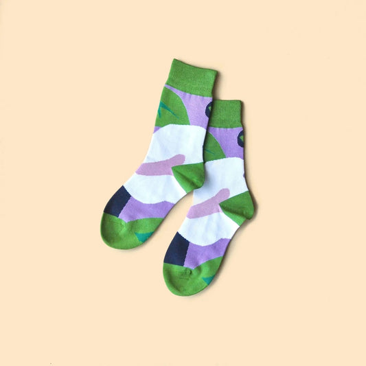 Wazi Unisex Designer Socks - Lotus