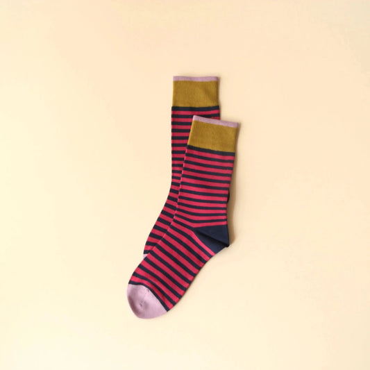 Wazi Unisex Designer Socks - Raspberry