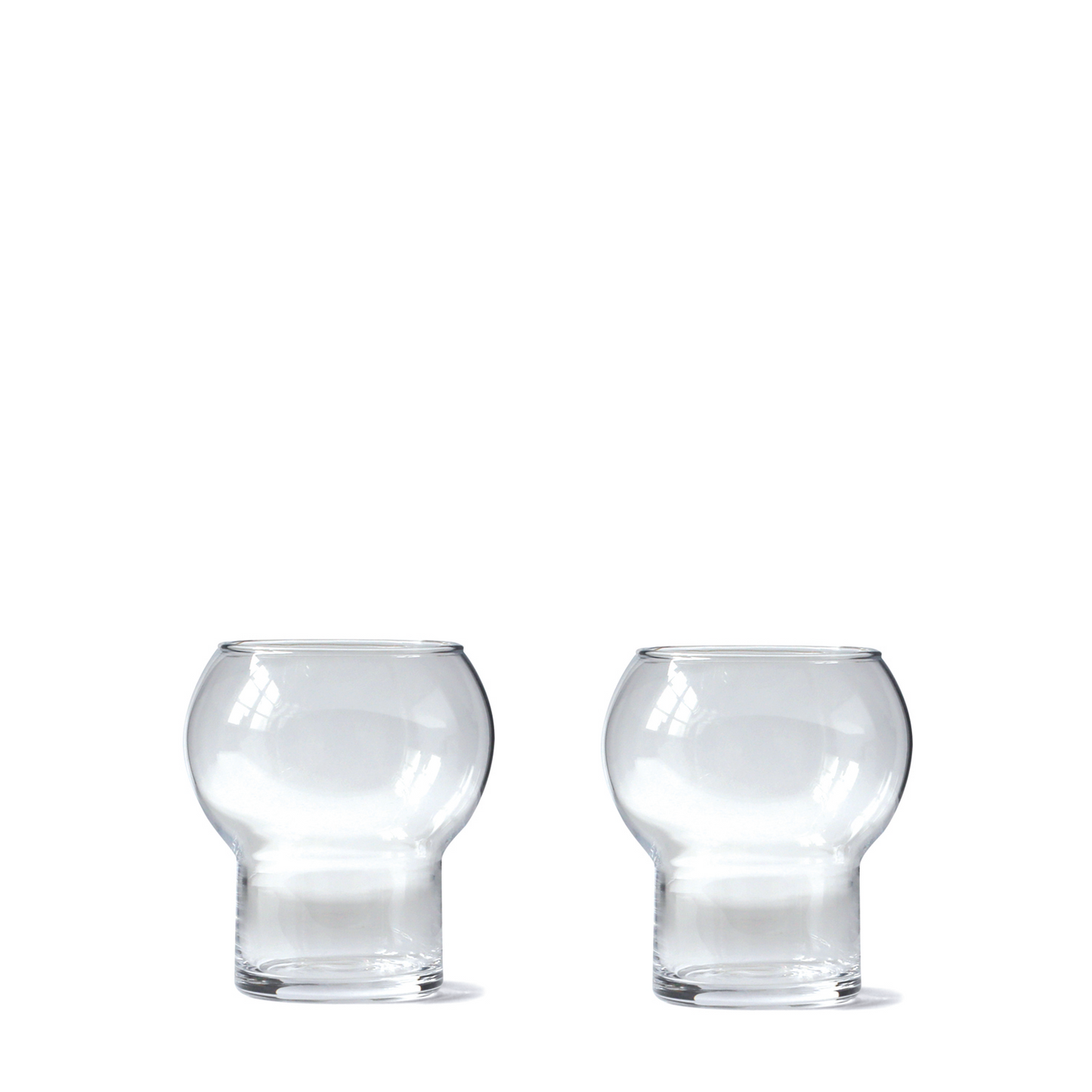Ro Collection Carafe and 2 glasses set - Clear