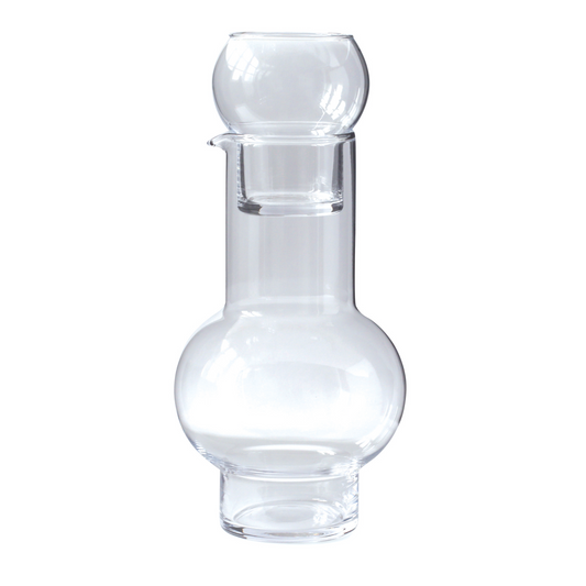 Ro Collection Carafe and 2 glasses set - Clear