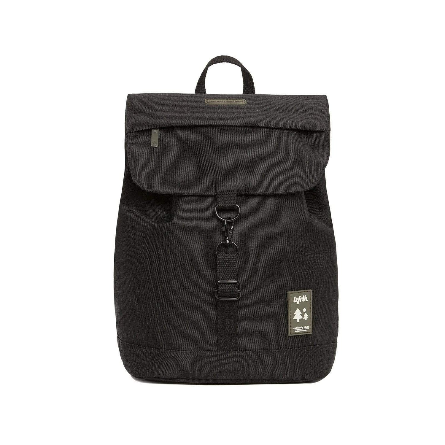 Lefrik Scout mini Backpack rucksack metal hook black